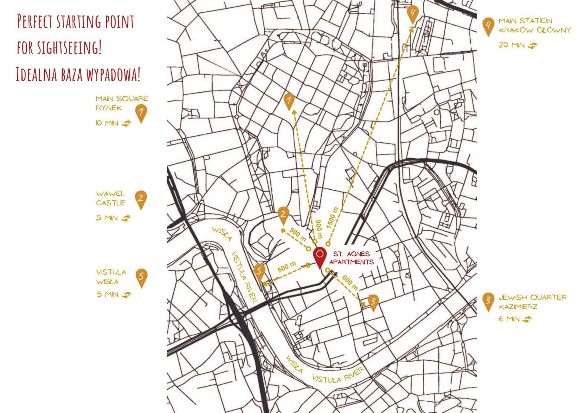 St Agnes Apartments Attic Krakow Ngoại thất bức ảnh